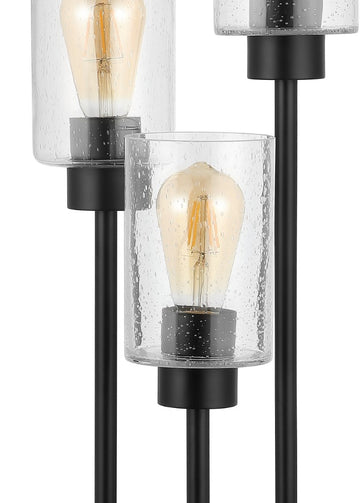 Axel Modern 20.5" Iron/Seeded Glass Modern Industrial LED Table Lamp - JONATHAN Y